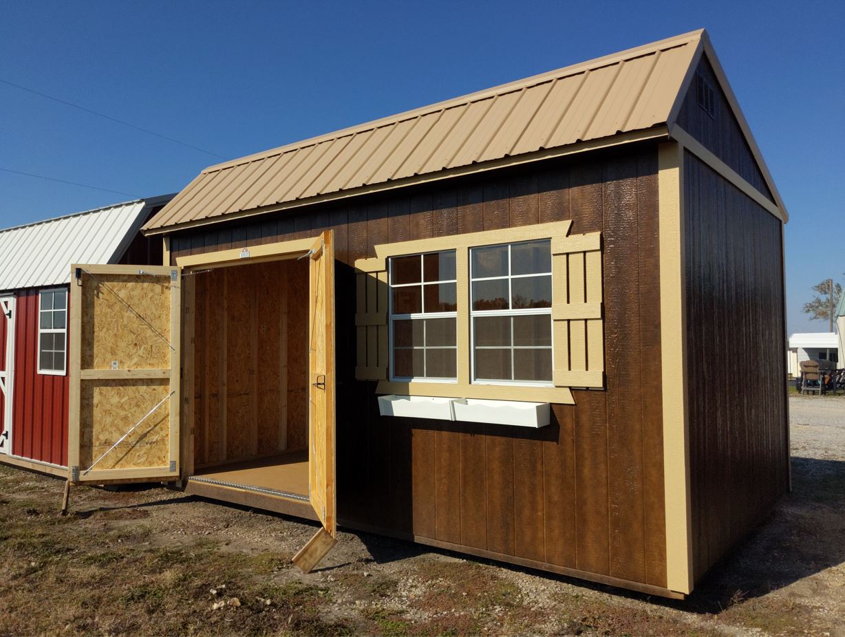 Derksen Portable Buildings 10x16 Cottage Shed Storage Shed Missouri