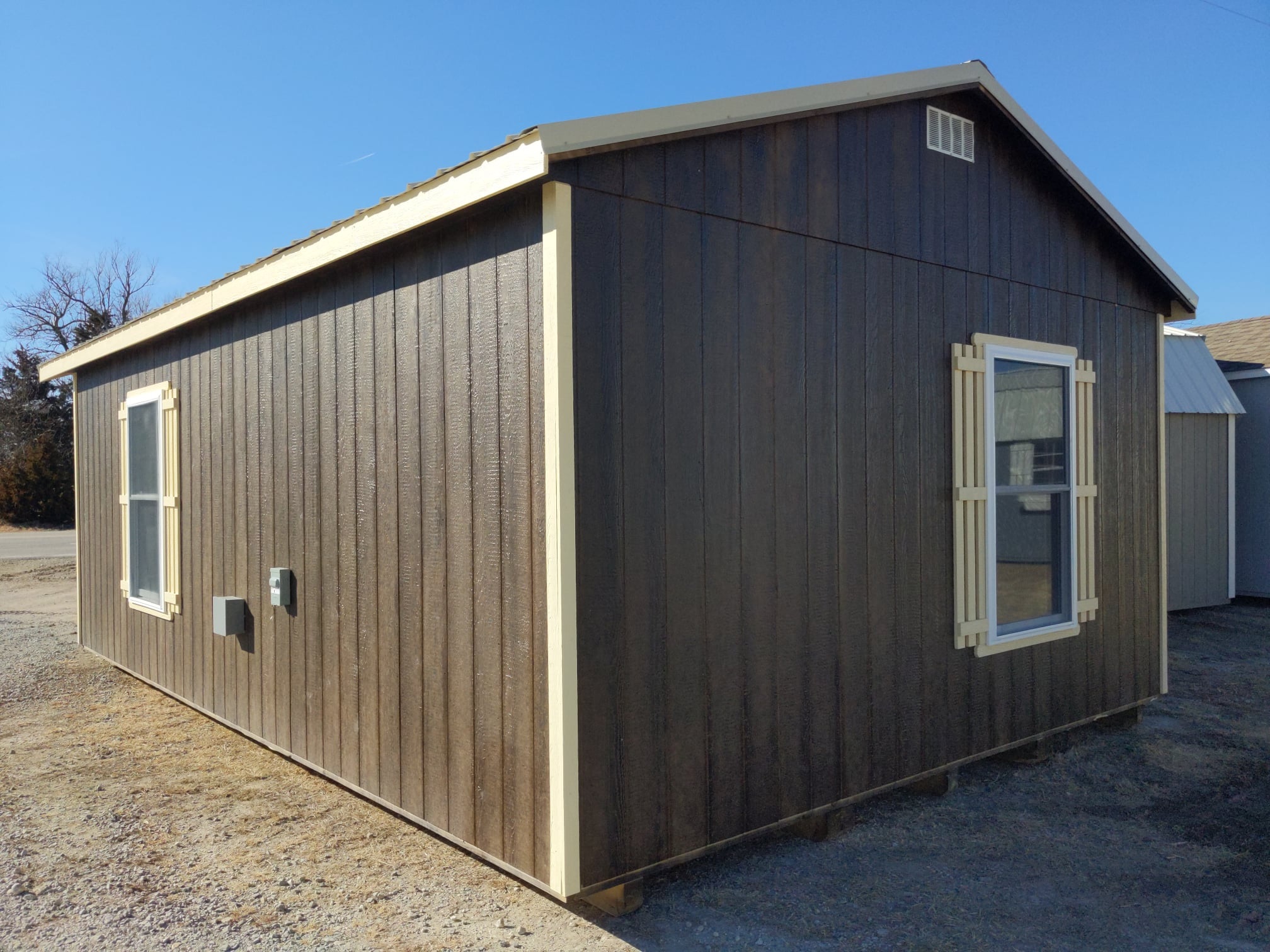 16x24 Studio Cabin Tiny Home Enid OK Weatherford OK Pratt KS