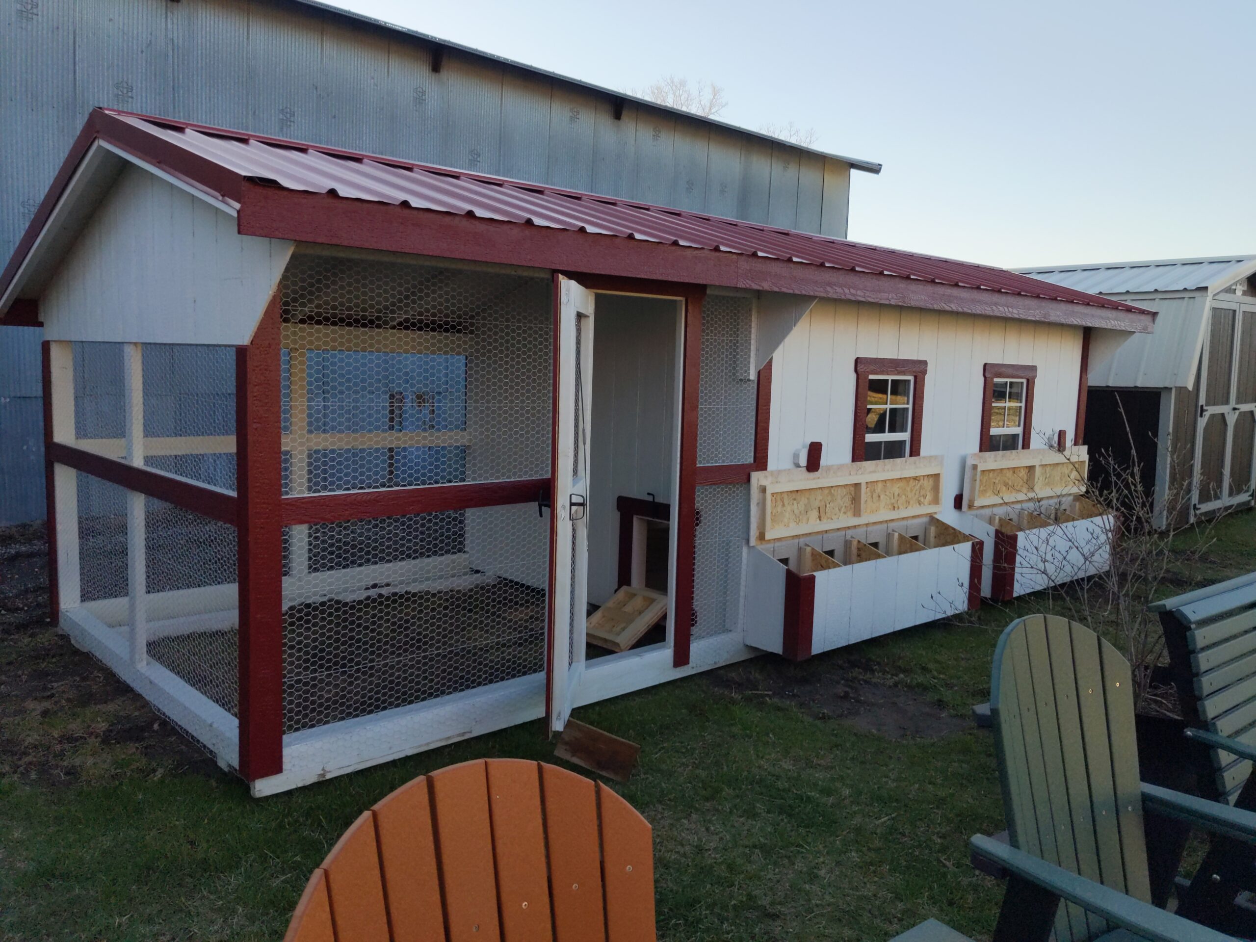 8x12 Chicken Coop with Run Portable Storage Shed Wichita, KS Newton, KS Hutchinson KS