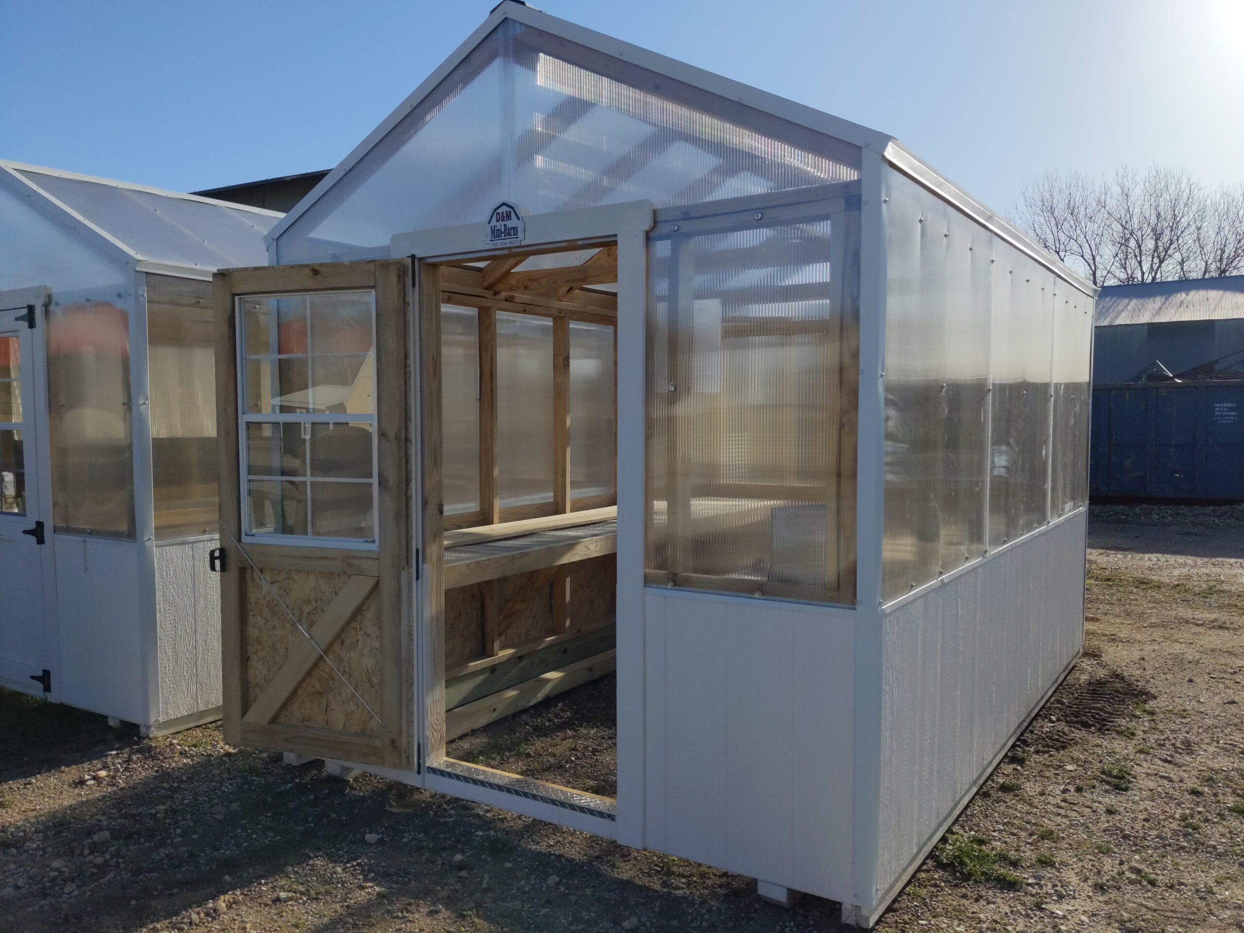 8x12 Portable Building Greenhouse Vent Wichita, KS Newton, KS Hutchinson, KS