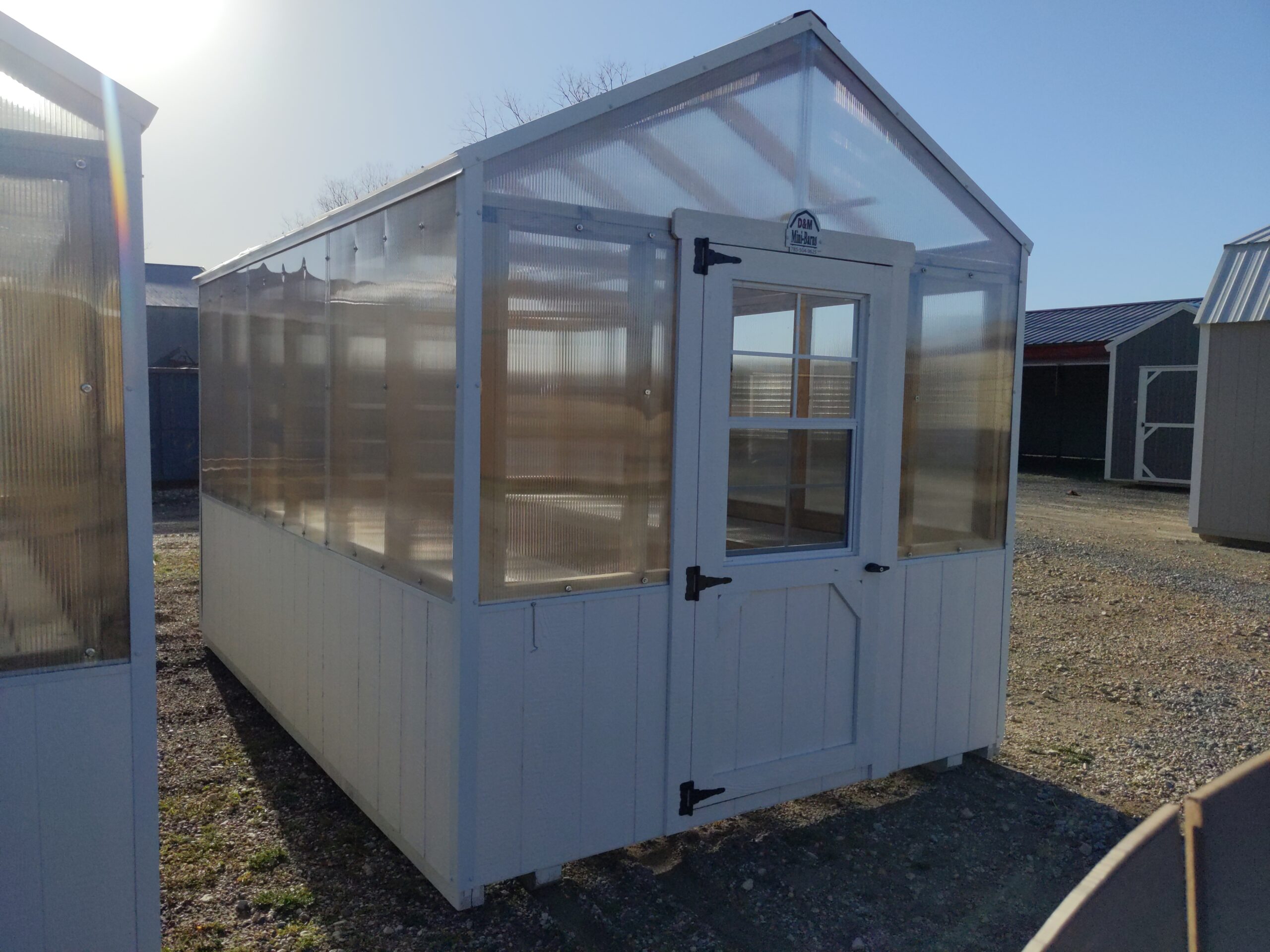 8x12 Portable Building Greenhouse Vent