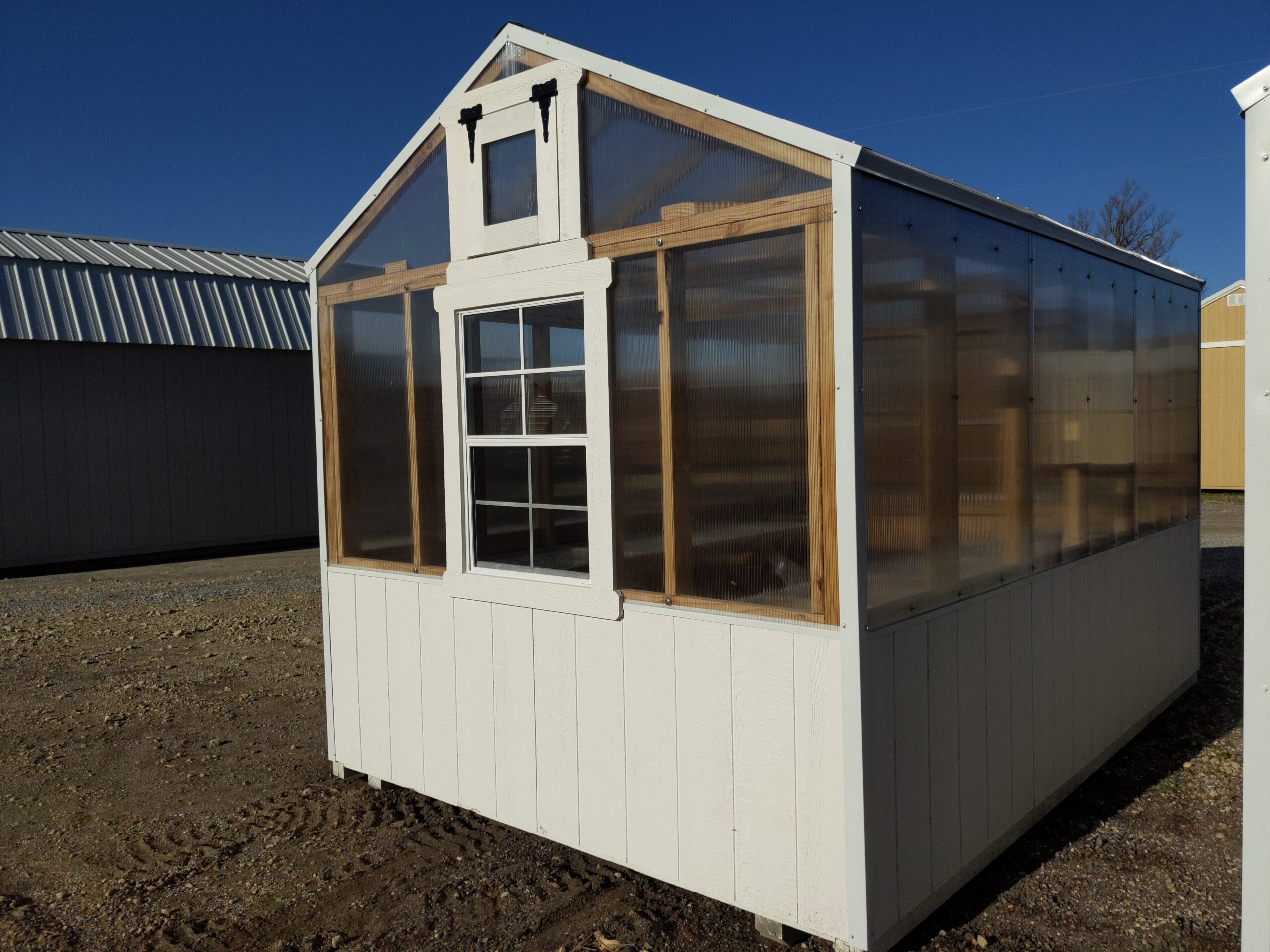 8x12 Portable Building Greenhouse Vent Hillsboro KS McPherson KS Pratt KS