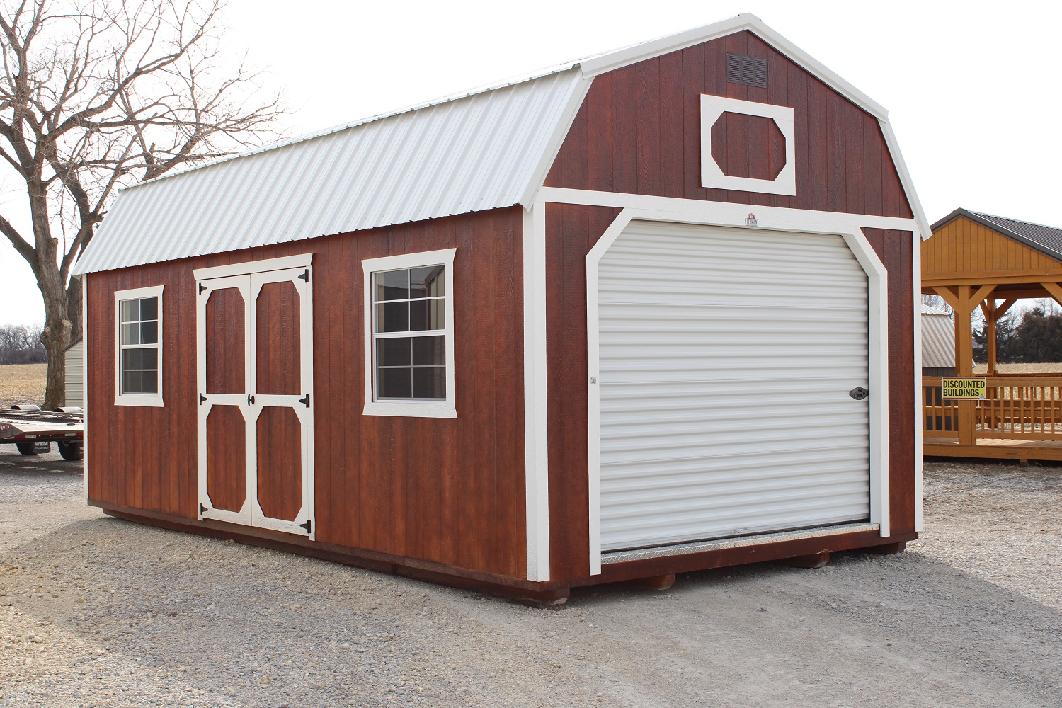 12x12 Shed with Garage Door FOR SALE| ProjectivePortableBuildings.com